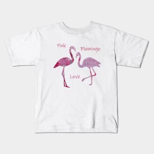 Flamingo love Kids T-Shirt